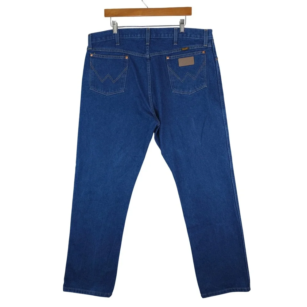 Wrangler Jeans Mens 40x32 Blue Cowboy Cut Original‎ Fit Straight Leg Western